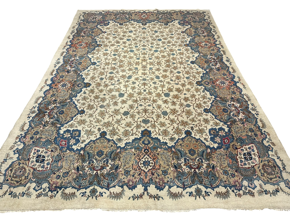 Orientteppich handgeknüpft Keschan 380x270 cm
