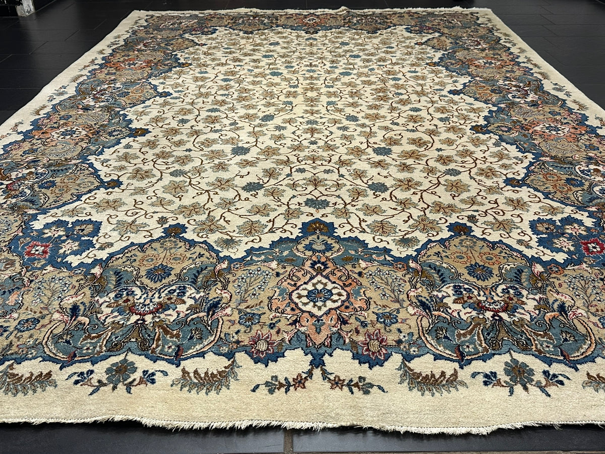 Orientteppich handgeknüpft Keschan 380x270 cm