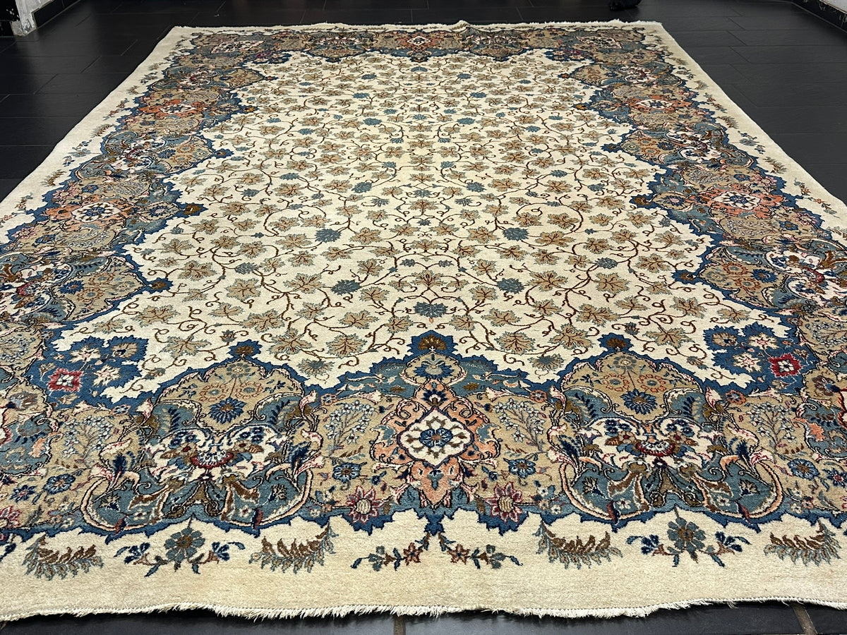Orientteppich handgeknüpft Keschan 380x270 cm