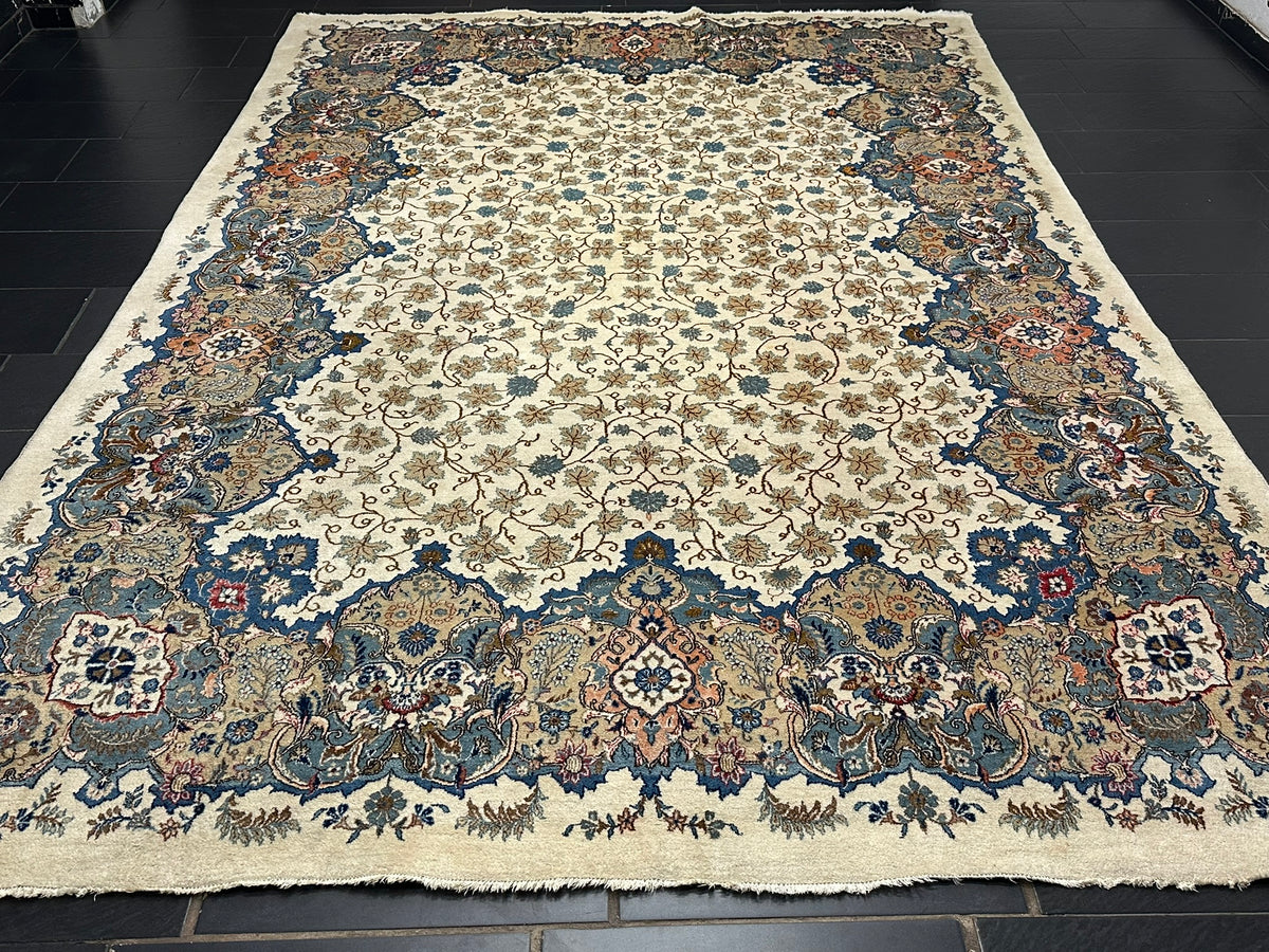 Orientteppich handgeknüpft Keschan 380x270 cm