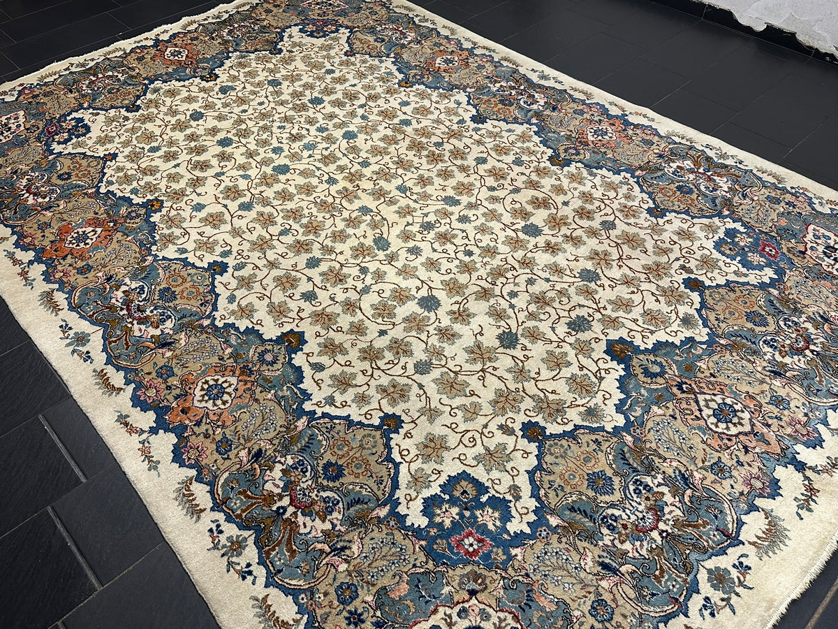 Orientteppich handgeknüpft Keschan 380x270 cm