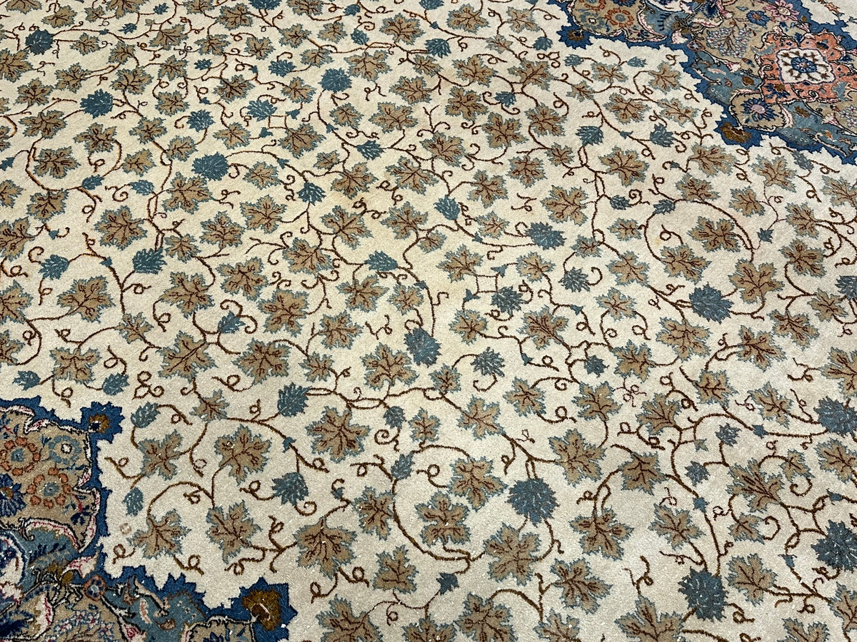Orientteppich handgeknüpft Keschan 380x270 cm