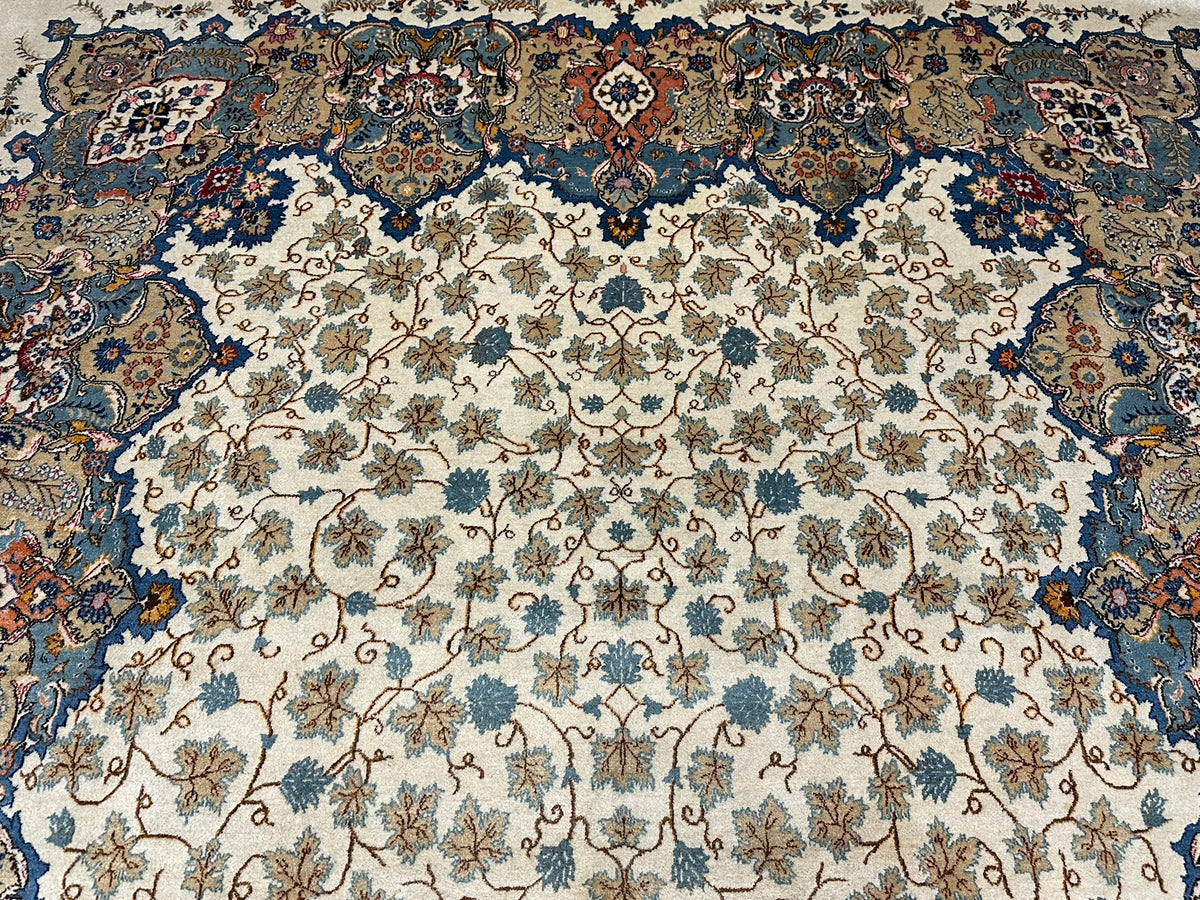 Orientteppich handgeknüpft Keschan 380x270 cm