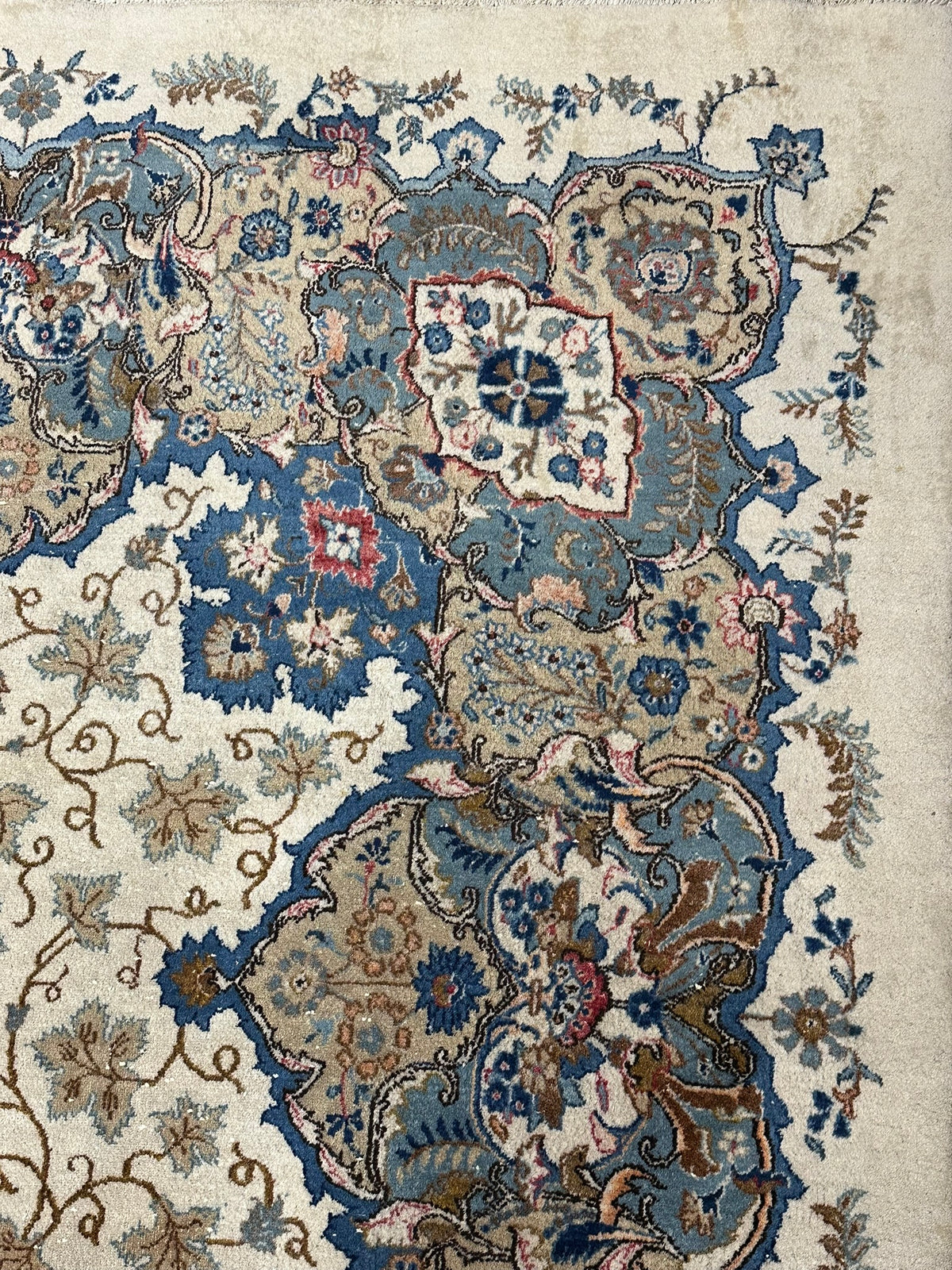 Orientteppich handgeknüpft Keschan 380x270 cm