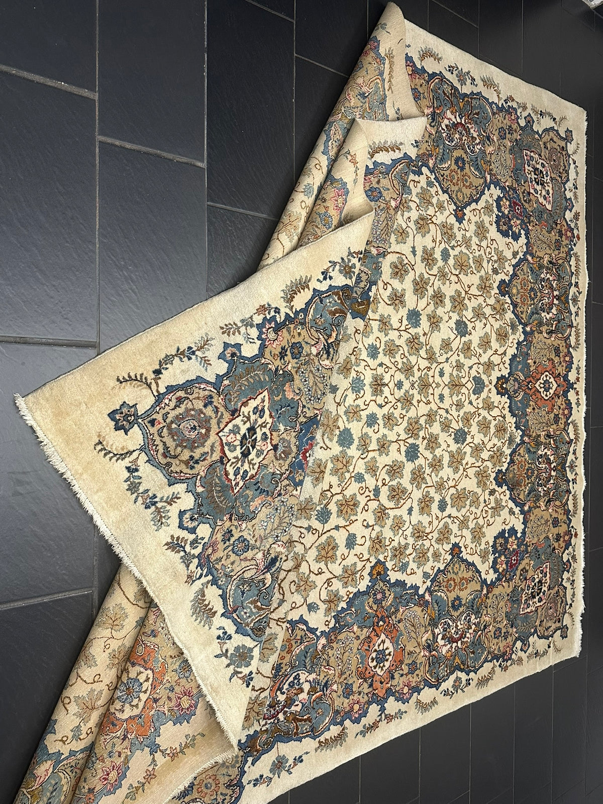 Orientteppich handgeknüpft Keschan 380x270 cm