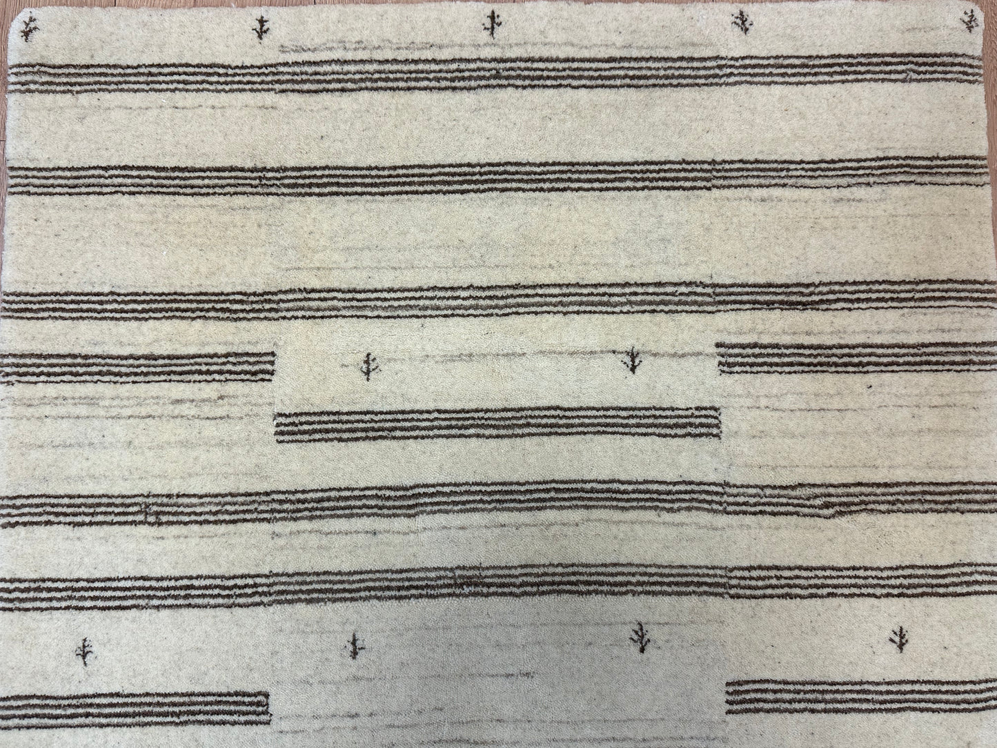 Perser Teppich Gabbeh – Handgeknüpft aus Schurwolle – 156 x 93 cm