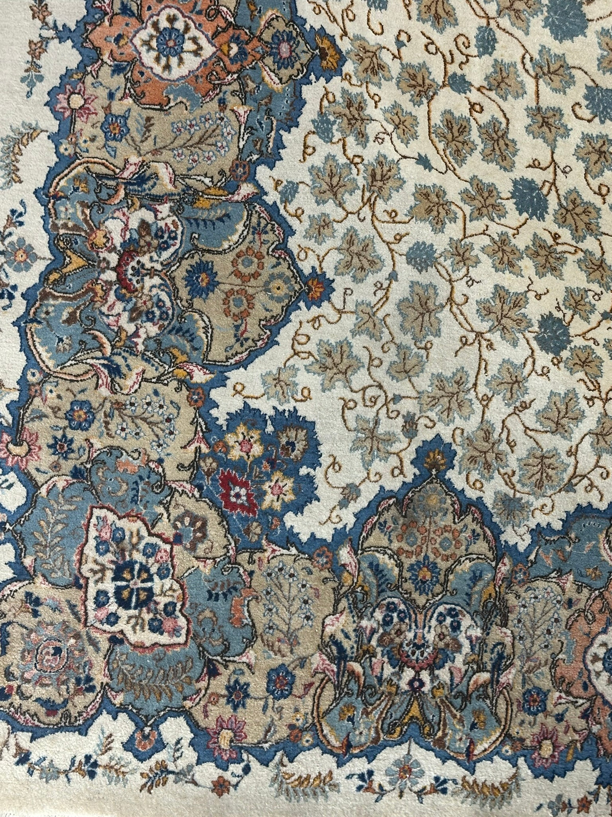Orientteppich handgeknüpft Keschan 380x270 cm