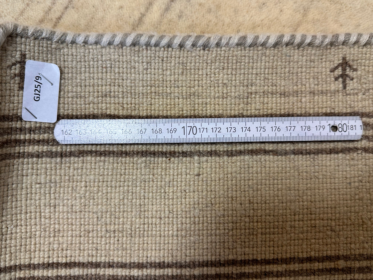 Perser Teppich Gabbeh – Handgeknüpft aus Schurwolle – 156 x 93 cm