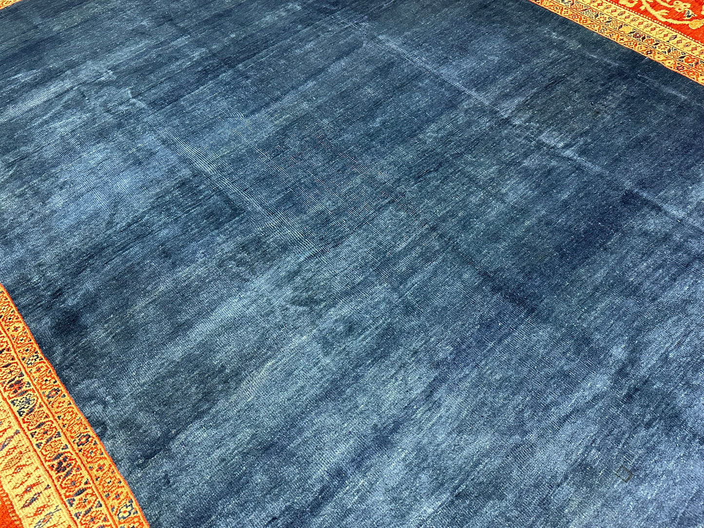 Orientteppich handgeknüpft 460x375 cm antik naturfarben Mahal Ziegler