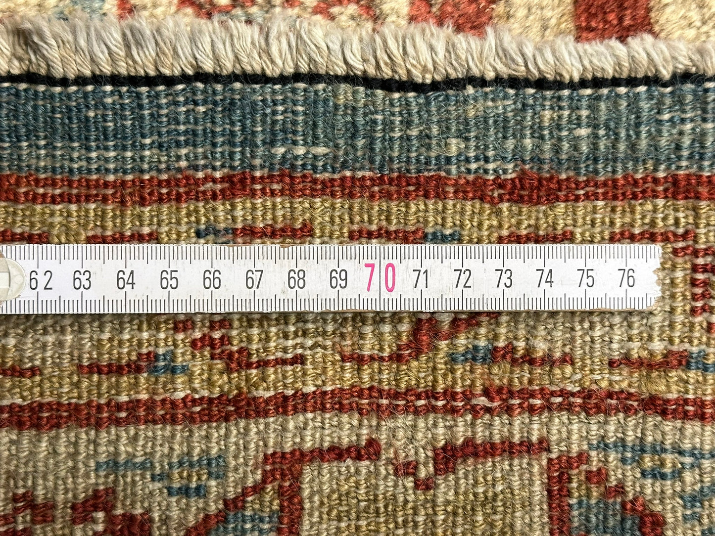 Orientteppich handgeknüpft 460x375 cm antik naturfarben Mahal Ziegler