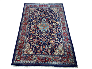 Orientteppich handgeknüpft Sarough Medaillon 200x135 cm