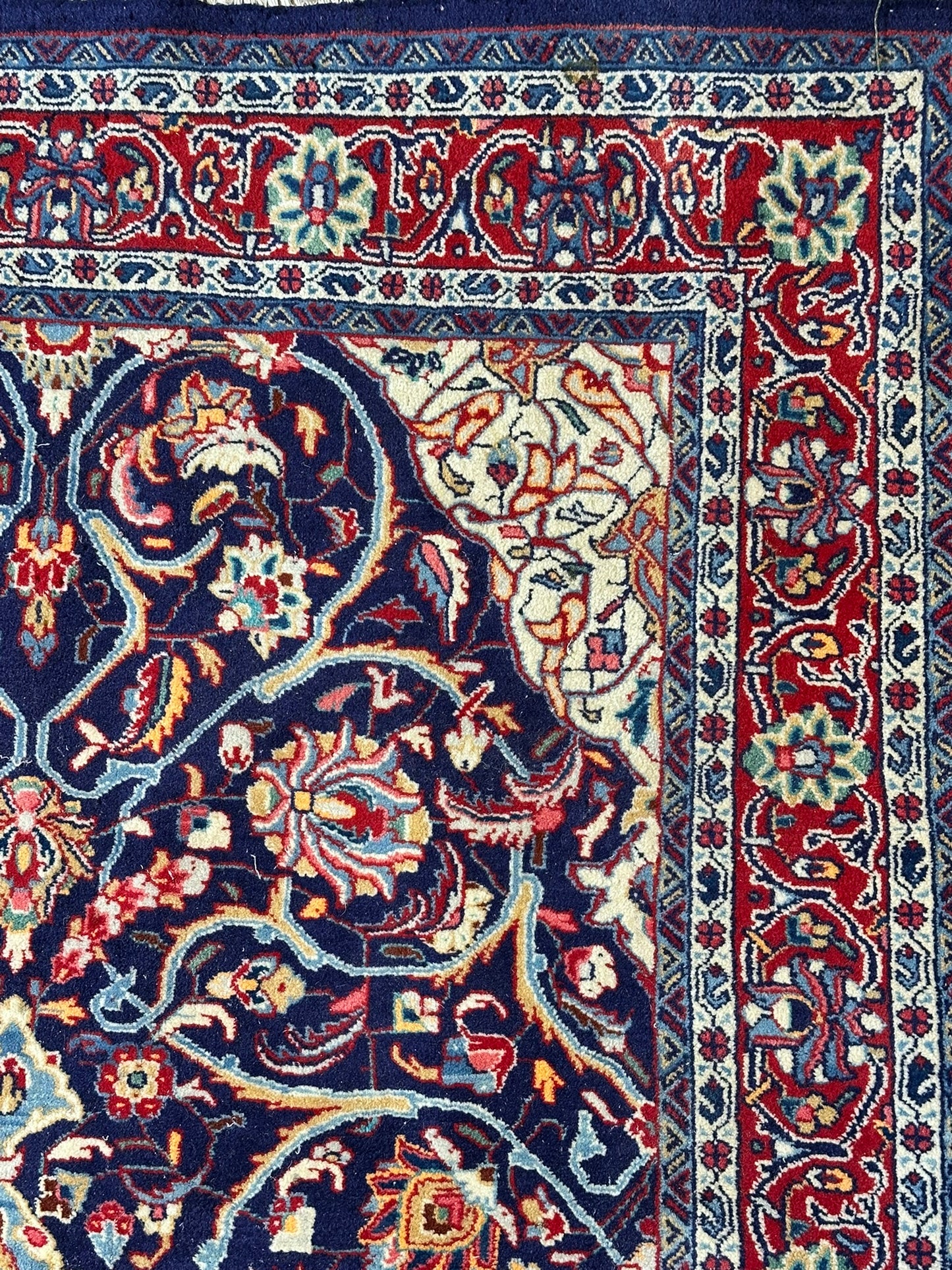 Orientteppich handgeknüpft Sarough Medaillon 200x135 cm