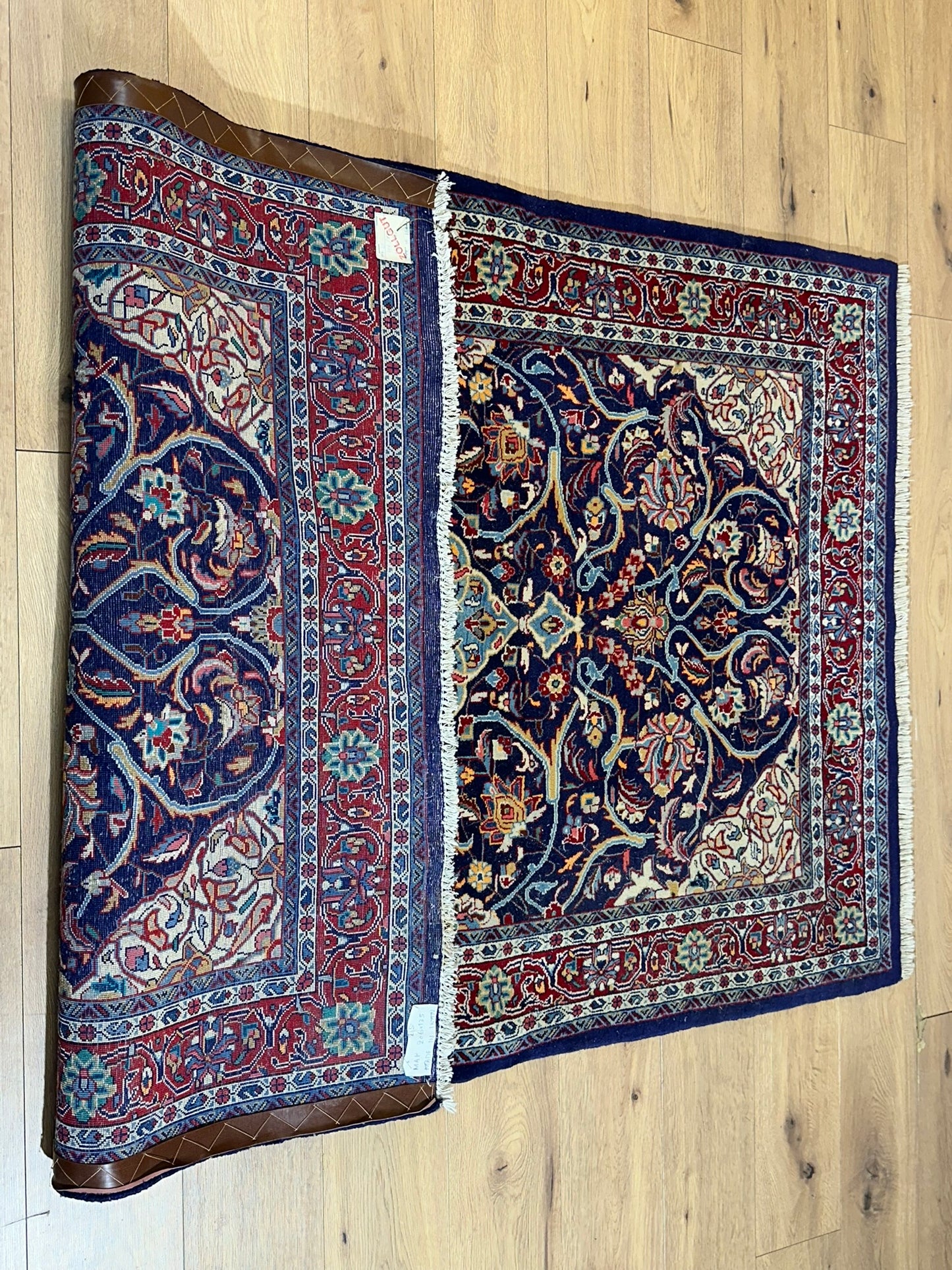 Orientteppich handgeknüpft Sarough Medaillon 200x135 cm