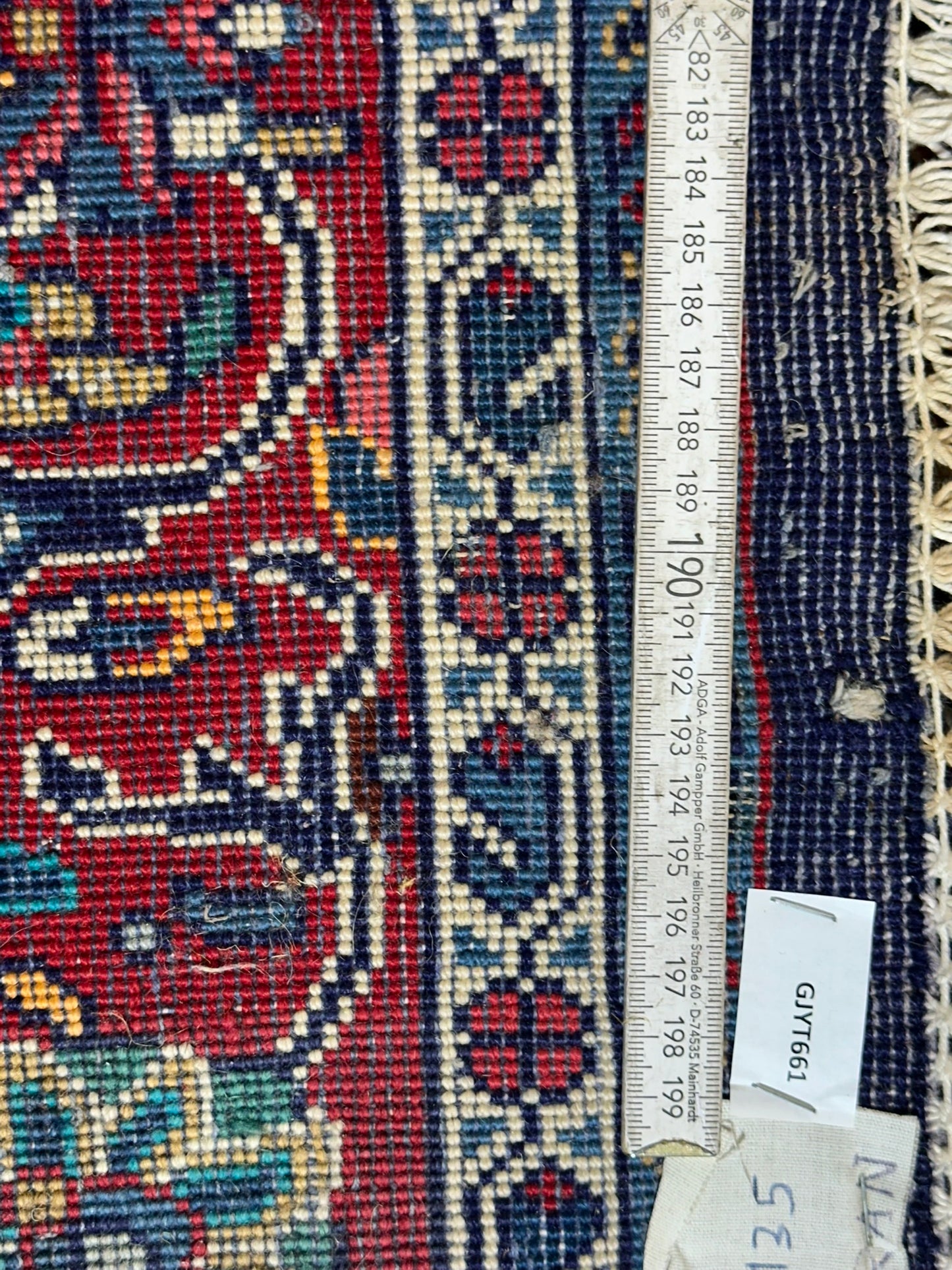 Orientteppich handgeknüpft Sarough Medaillon 200x135 cm