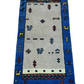 Orientteppich handgeknüpft Gabbeh Indian 140x70 cm