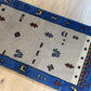 Orientteppich handgeknüpft Gabbeh Indian 140x70 cm