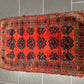Handgeknüpfter Orientteppich Antiker Afghan Art Deco Salztasche 120x70 cm