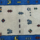 Orientteppich handgeknüpft Gabbeh Indian 140x70 cm