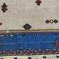 Orientteppich handgeknüpft Gabbeh Indian 140x70 cm