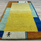 Orientteppich handgeknüpft Gabbeh Indian 140x70 cm