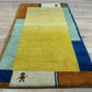 Orientteppich handgeknüpft Gabbeh Indian 140x70 cm