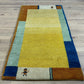 Orientteppich handgeknüpft Gabbeh Indian 140x70 cm