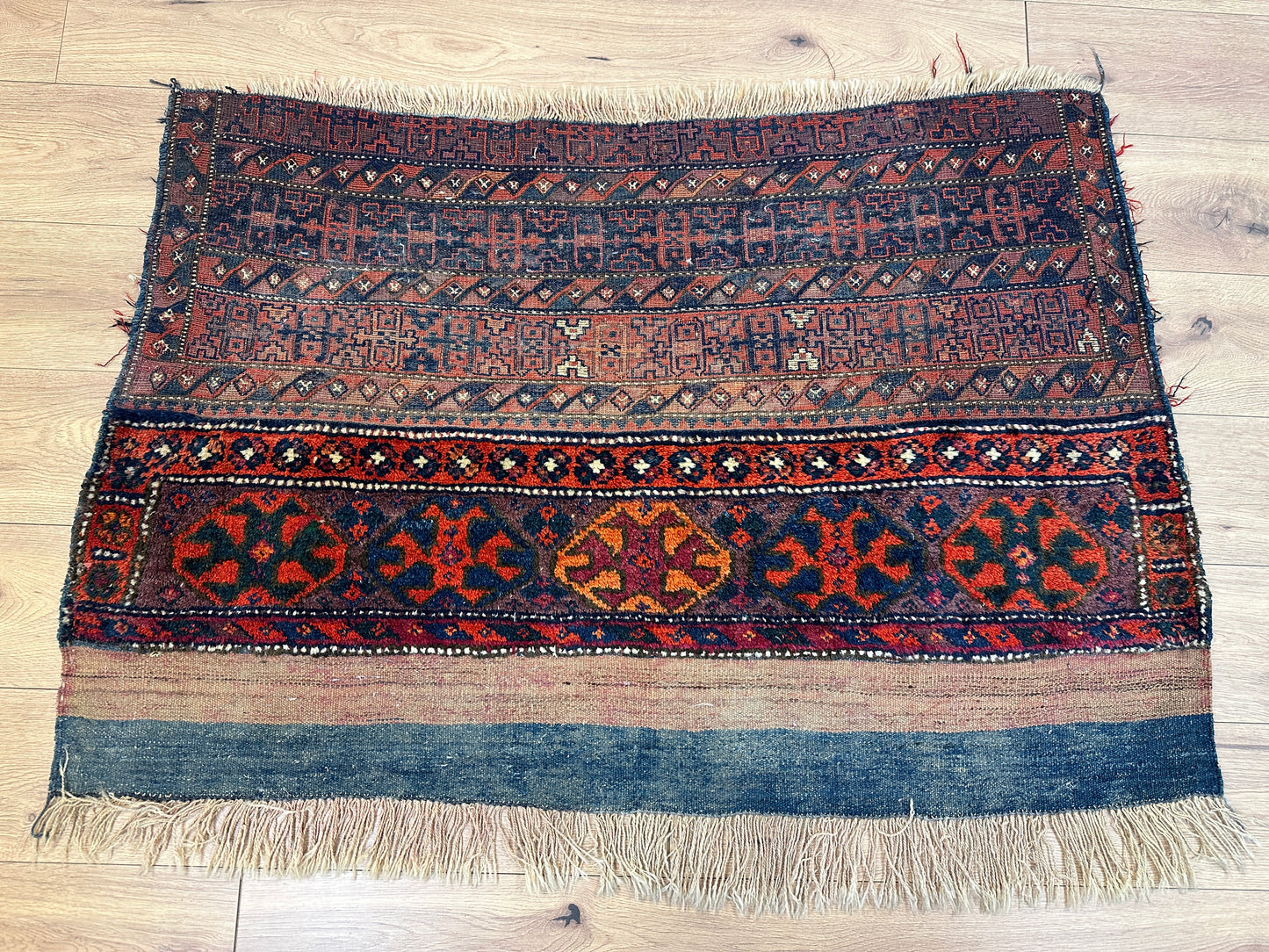 Handgeknüpfter Perser Orientteppich Samak 89x138 cm