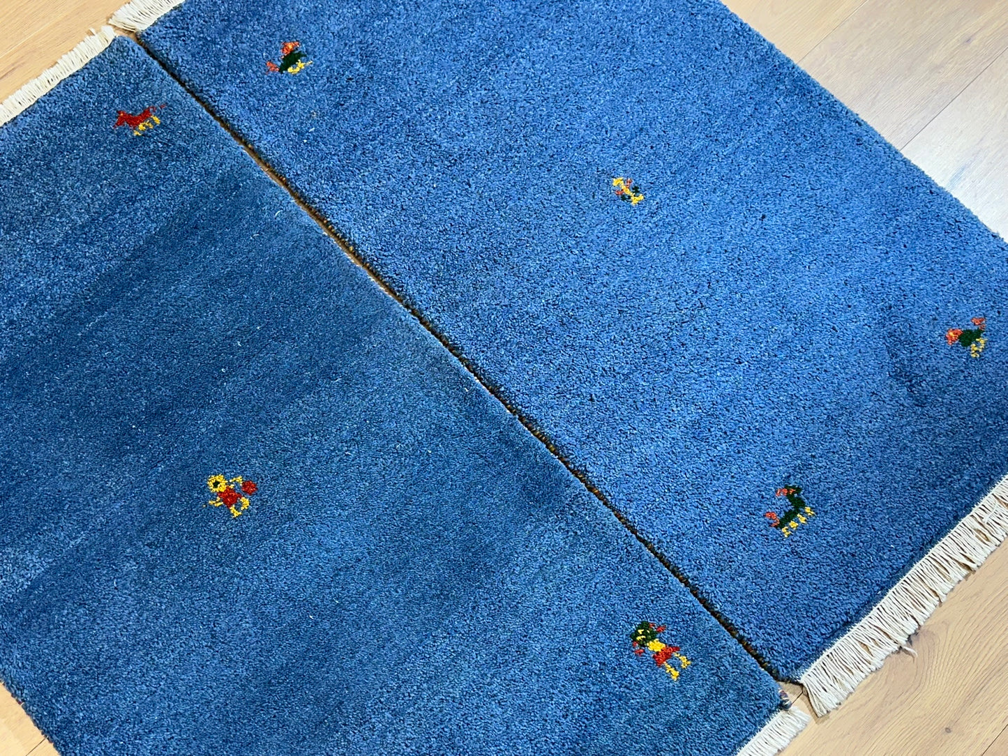 Orientteppich Paar handgeknüpft Gabbeh Indian 125x65 cm