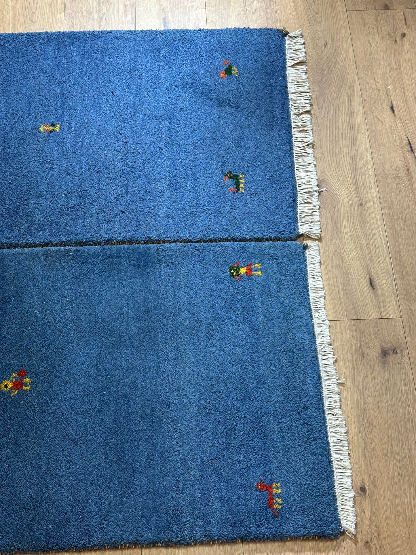 Orientteppich Paar handgeknüpft Gabbeh Indian 125x65 cm