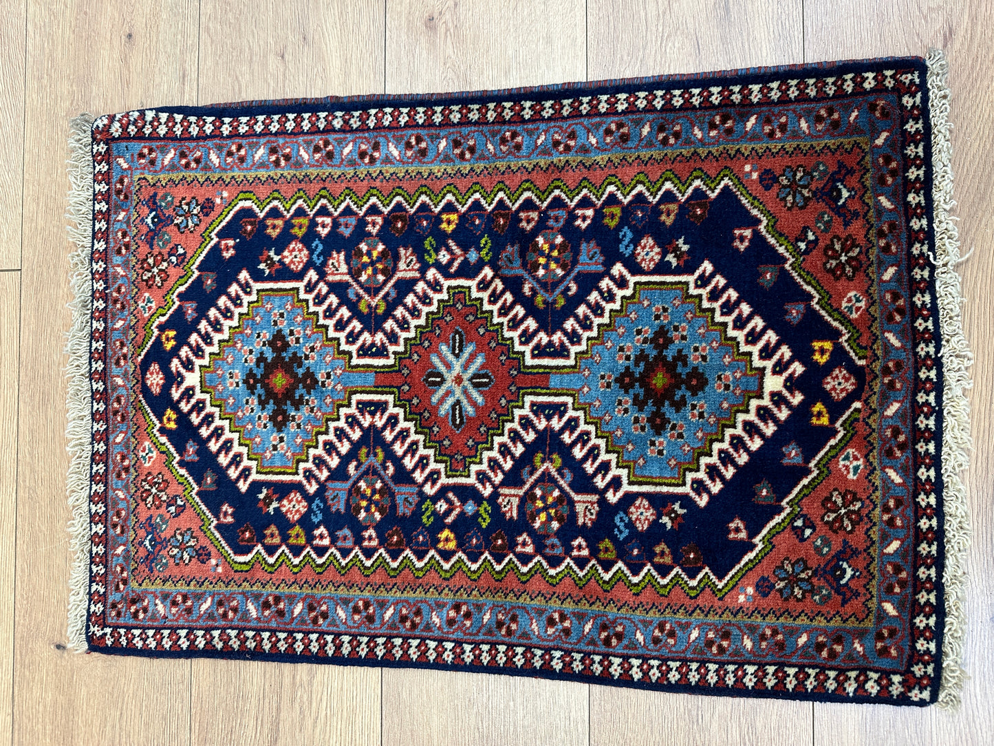 Handgeknüpfter Perser Orientteppich Yalameh 80x55 cm