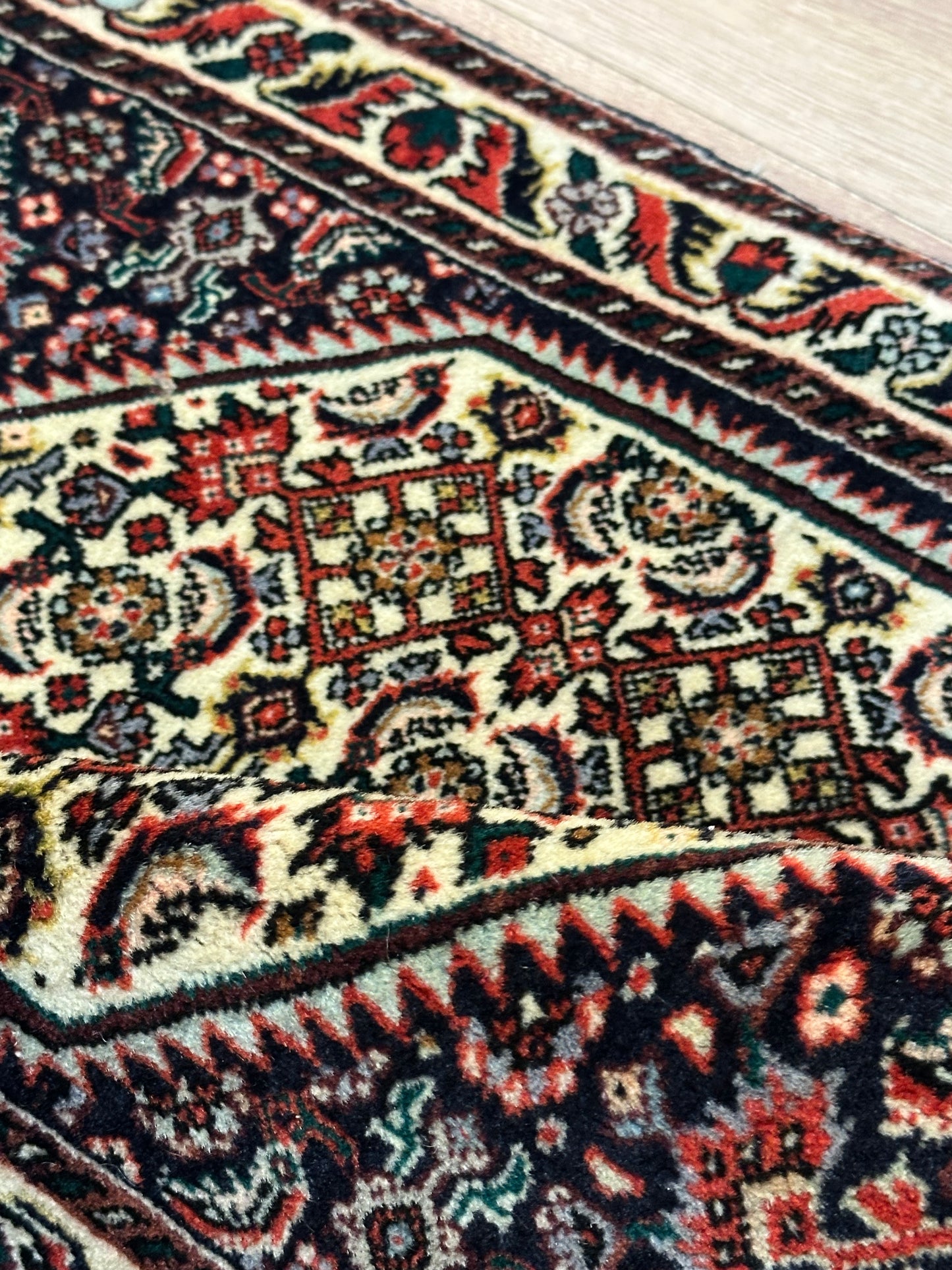 Perser Teppich Bidjar – Handgeknüpft – 65 x 52 cm