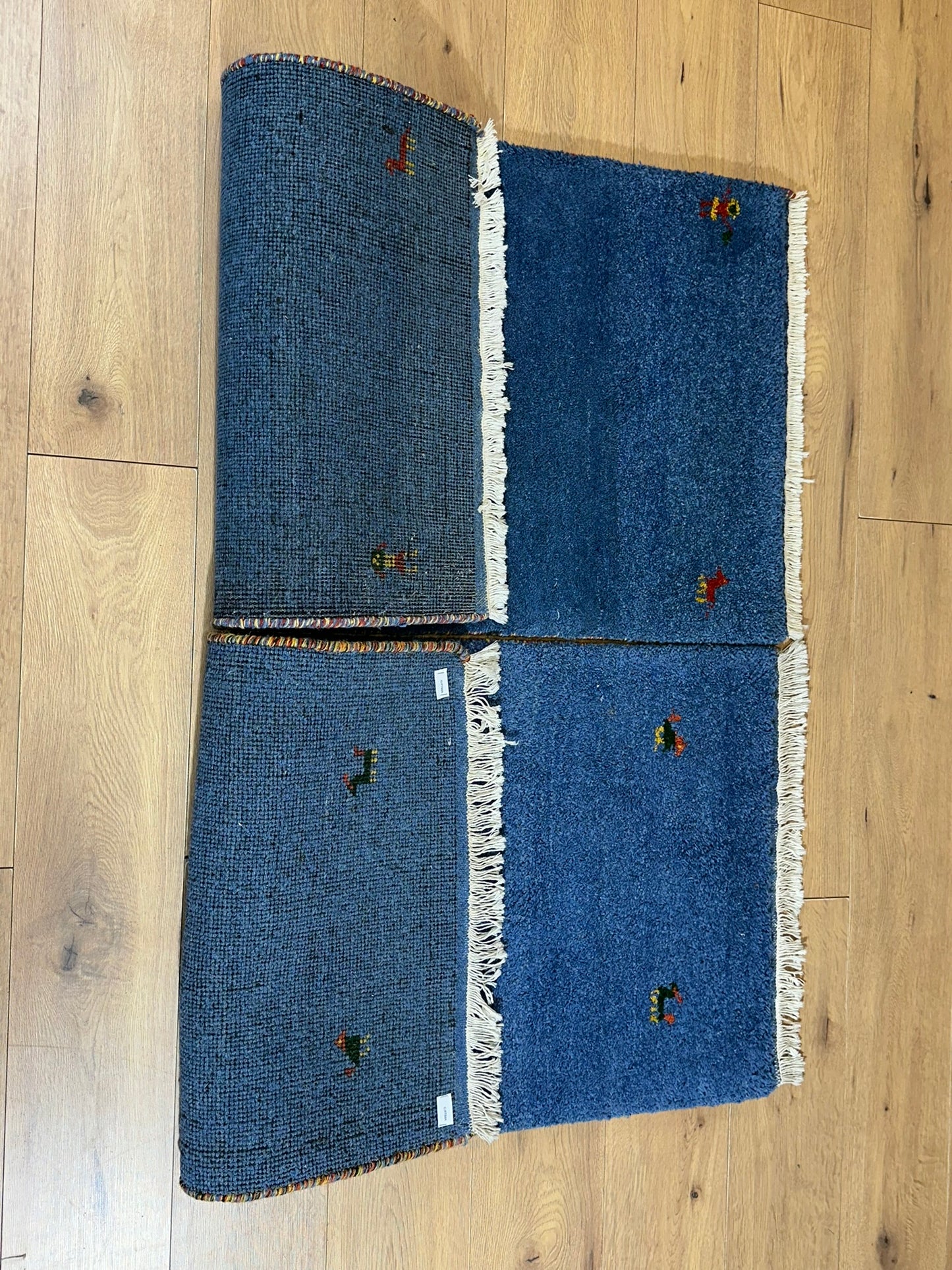 Orientteppich Paar handgeknüpft Gabbeh Indian 125x65 cm