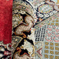 Handgeknüpfter Perser Orientteppich Feiner Ghom Medaillon Seide 160x110 cm