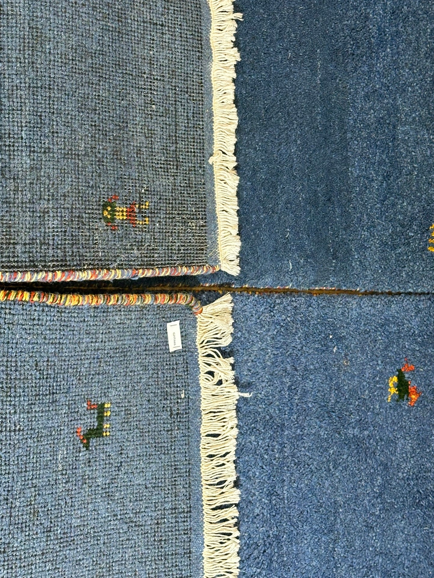 Orientteppich Paar handgeknüpft Gabbeh Indian 125x65 cm