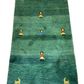 Orientteppich handgeknüpft Gabbeh Indian 155x90 cm