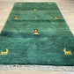 Orientteppich handgeknüpft Gabbeh Indian 155x90 cm