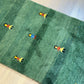 Orientteppich handgeknüpft Gabbeh Indian 155x90 cm