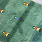 Orientteppich handgeknüpft Gabbeh Indian 155x90 cm