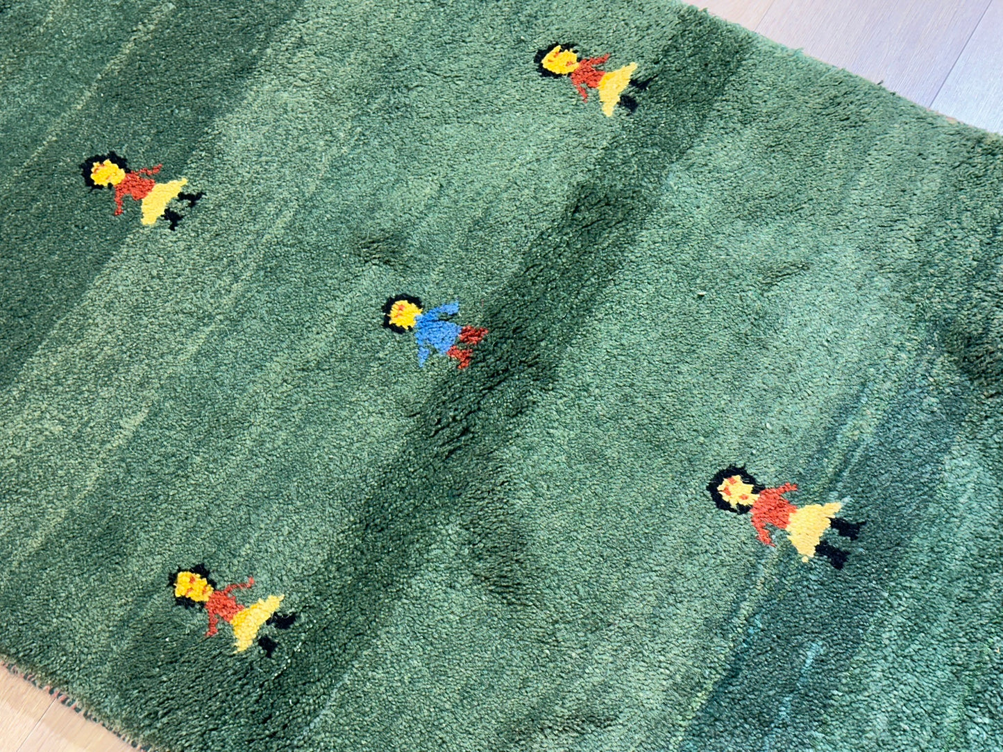 Orientteppich handgeknüpft Gabbeh Indian 155x90 cm
