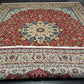 Orientteppich handgeknüpft 393x302 Täbriz Muster 50er
