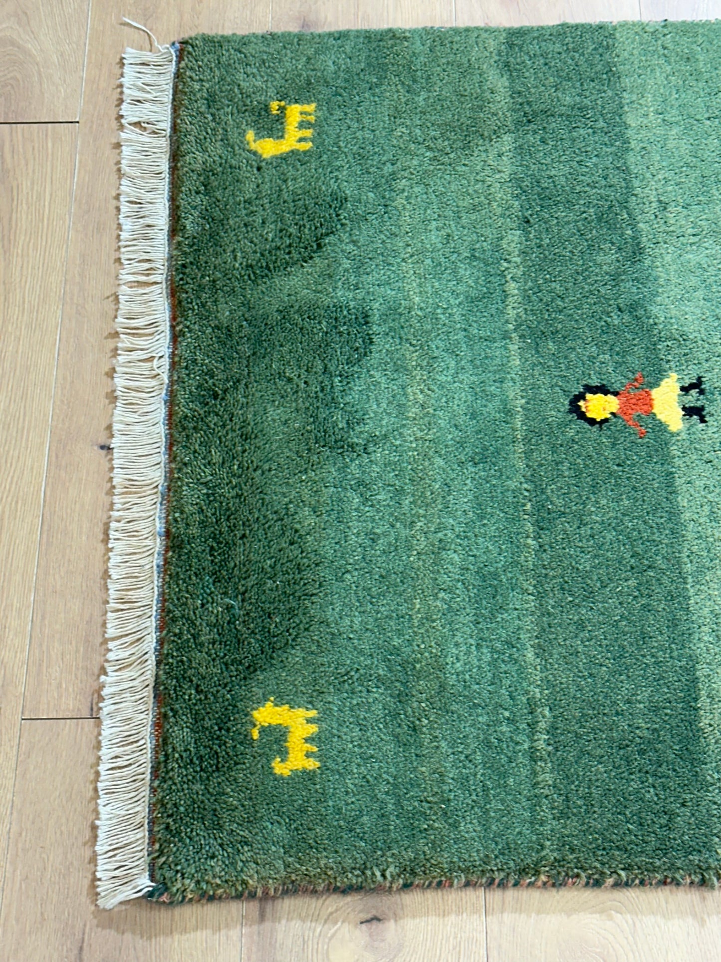 Orientteppich handgeknüpft Gabbeh Indian 155x90 cm
