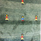 Orientteppich handgeknüpft Gabbeh Indian 155x90 cm