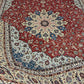 Orientteppich handgeknüpft 393x302 Täbriz Muster 50er
