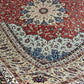 Orientteppich handgeknüpft 393x302 Täbriz Muster 50er