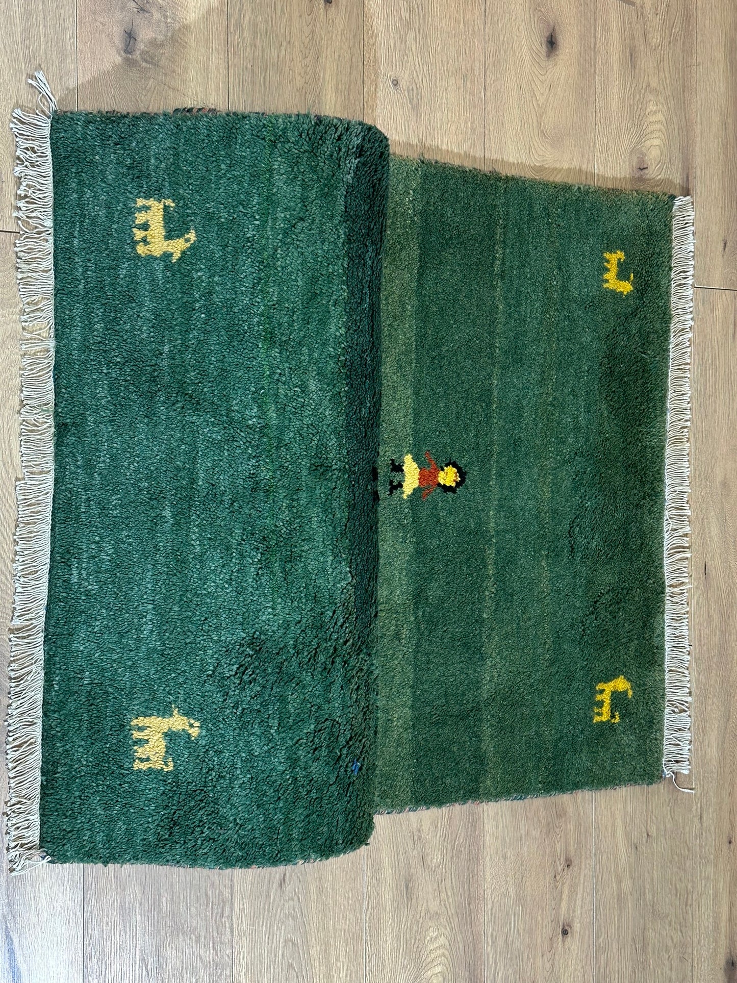 Orientteppich handgeknüpft Gabbeh Indian 155x90 cm