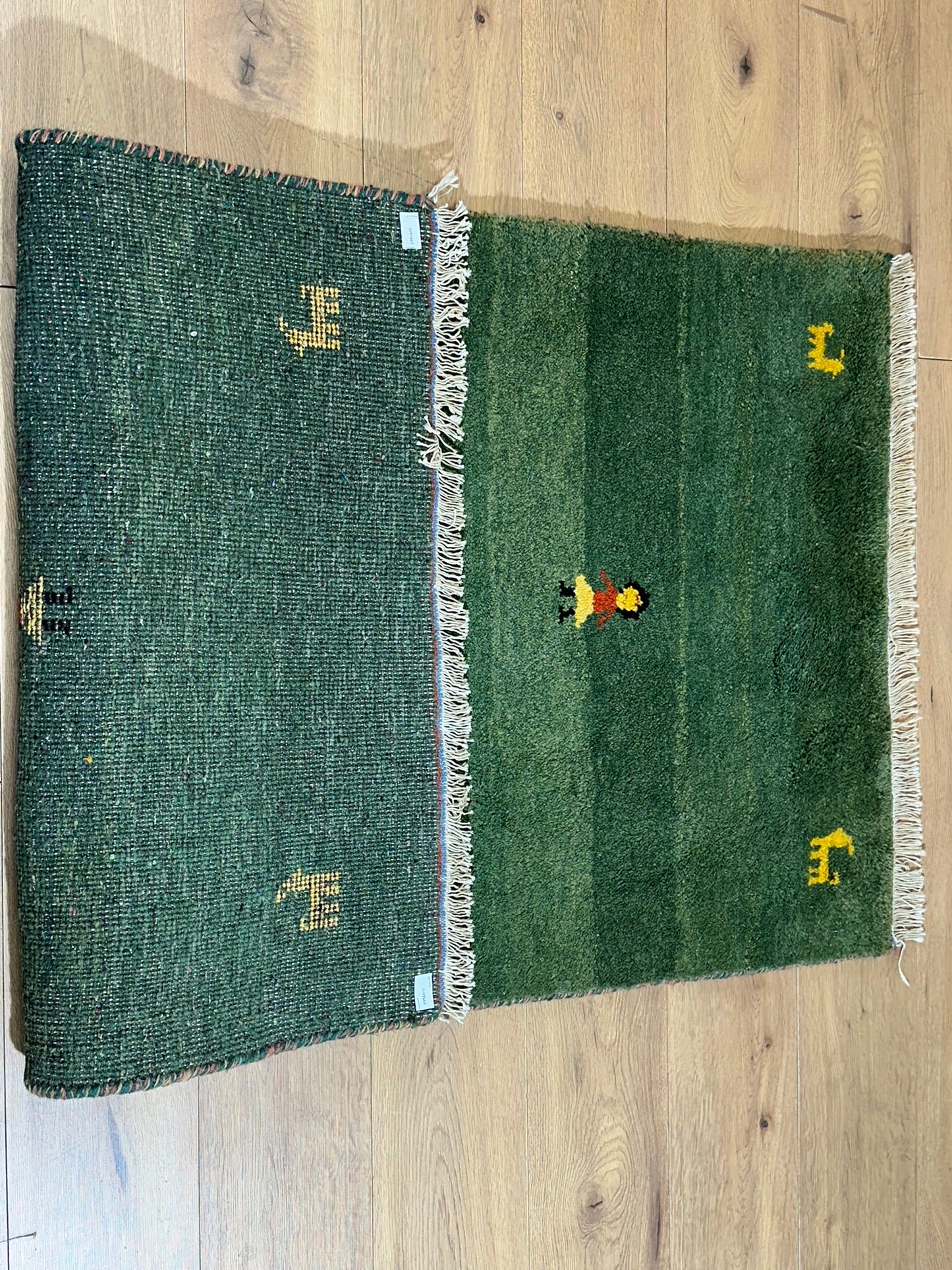 Orientteppich handgeknüpft Gabbeh Indian 155x90 cm