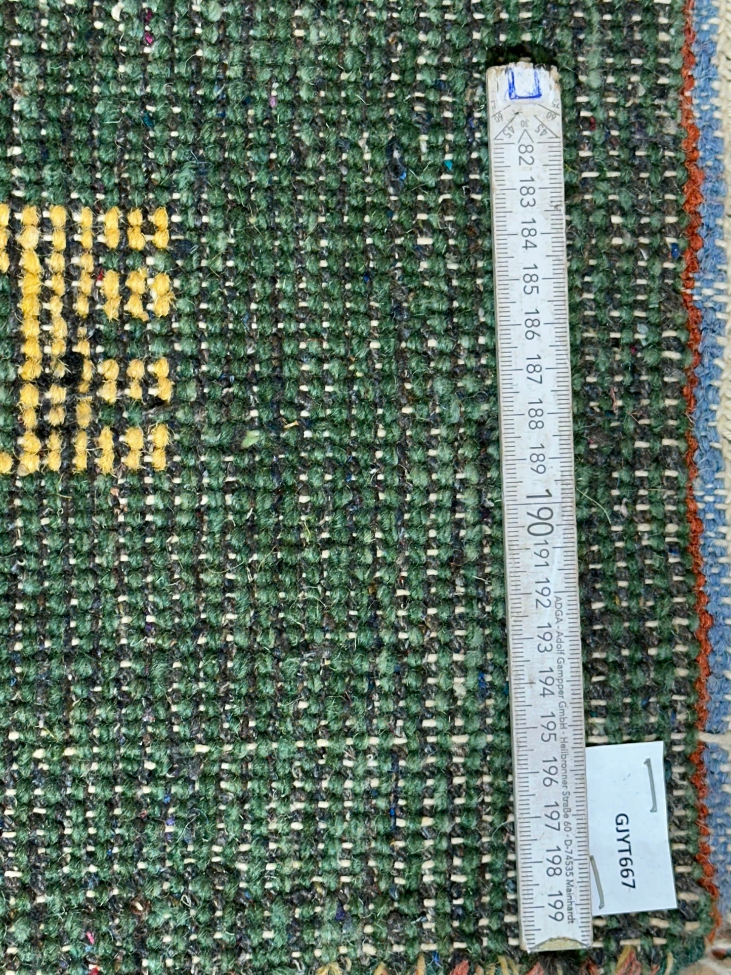 Orientteppich handgeknüpft Gabbeh Indian 155x90 cm
