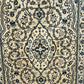 Orientteppich handgeknüpft Nain mit Seide 207x120 cm