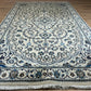 Orientteppich handgeknüpft Nain mit Seide 207x120 cm