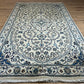 Orientteppich handgeknüpft Nain mit Seide 207x120 cm
